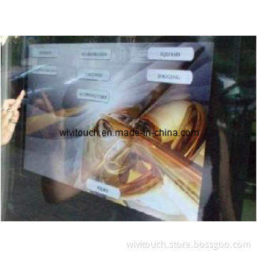 46inch Multi Dual Touch Transparent Interactive Touch Foil for Shopwindow